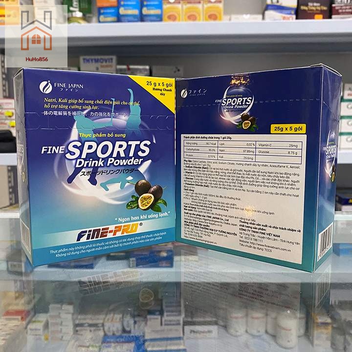 Nước Uống Bù Điện Giải - Fine Sport Drink Powder