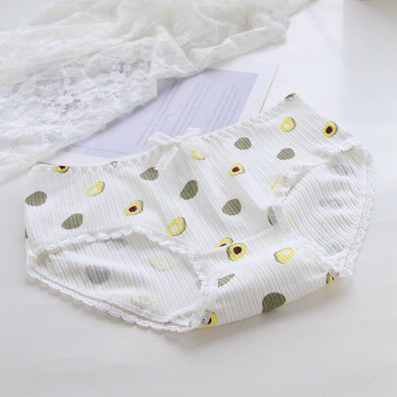 Quần Lót Cotton Họa Tiết Quả Bơ Xinh Xắn | BigBuy360 - bigbuy360.vn