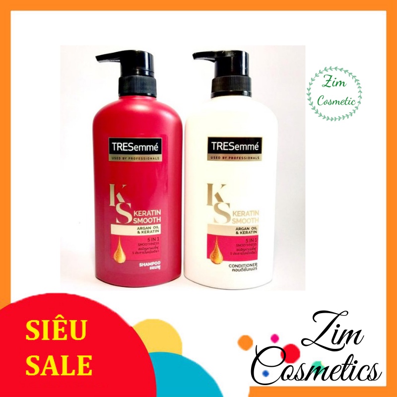 Combo Dầu gội và Dầu xả Tresemme Thái Lan 450ml