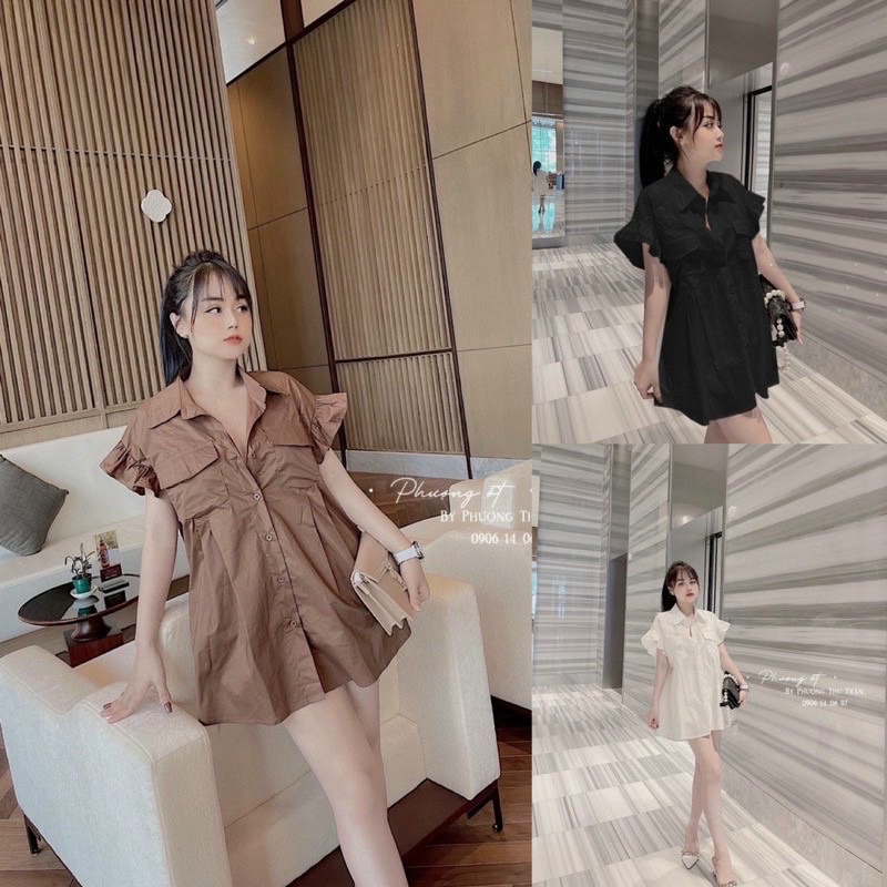 Sơ Mi Tay Bèo Bigsize 50kg Đến 100kg (M/L/XL/XXL)