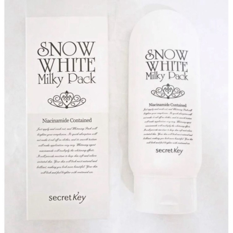 Kem Tắm Trắng Da Secret Key Snow White Milky Pack 200ml Z13