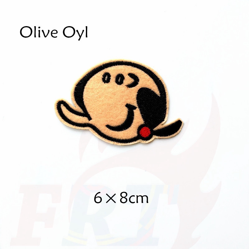 ☸ Sticker Ủi Thêu Hình Thủy Thủ Popeye the Sailor S-1 ☸ 1 Miếng Dán Ủi Quần Áo Hình Huy Hiệu