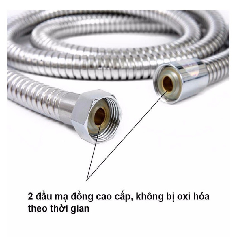 [ Hàng Mới Về ] Dây sen, dây cấp nước vòi hoa sen , vòi xịt dài 200cm chống xoắn cao cấp phù hợp mọi loại tay sen - QM00