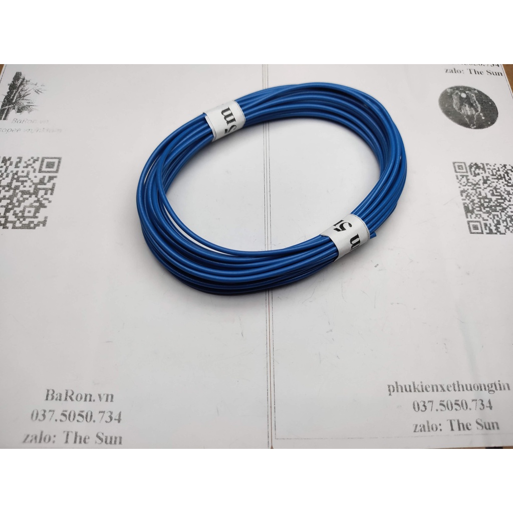 Dây điện lõi đồng tiết diện 0,75mm nhiều sợi, vỏ chống cháy