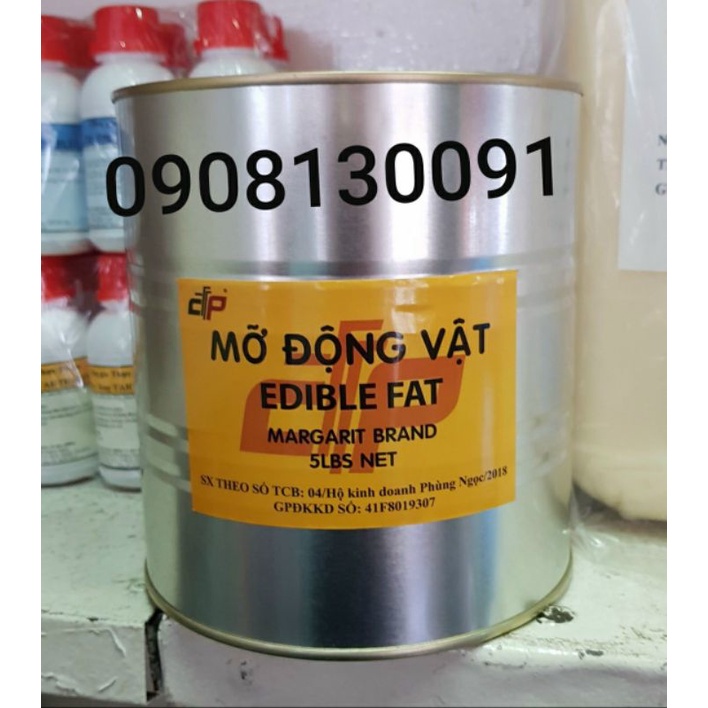 MỠ ĐỘNG VẬT - EDIBLE FAT  HỘP 1KG