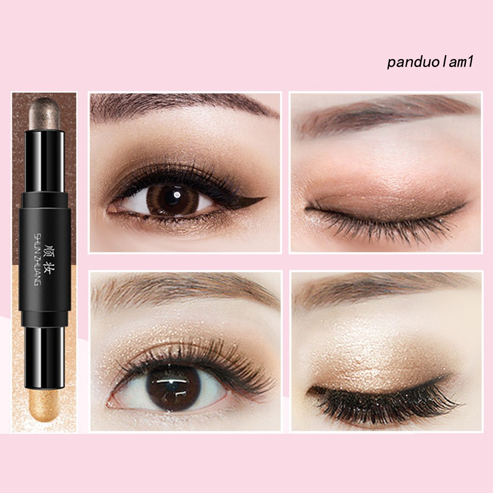 Bút Kẻ Mắt Thiết Kế Hai Đầu Màu Lì Và Ánh Nhũ Kết Hợp Trang Điểm Lâu Trôi Tiện Dụng 3g | BigBuy360 - bigbuy360.vn