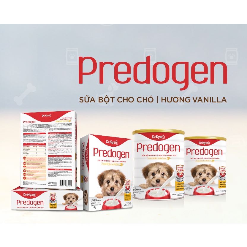 110g - Sữa bột Pedrogen dùng cho chó Mẹ, chó Con, chó gầy ốm