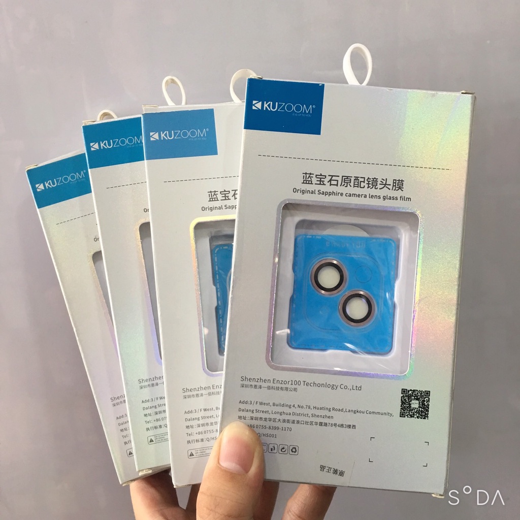 Vòng 2 mắt bảo vệ camera iPhone 13/ 13 Mini chính hãng Kuzoom