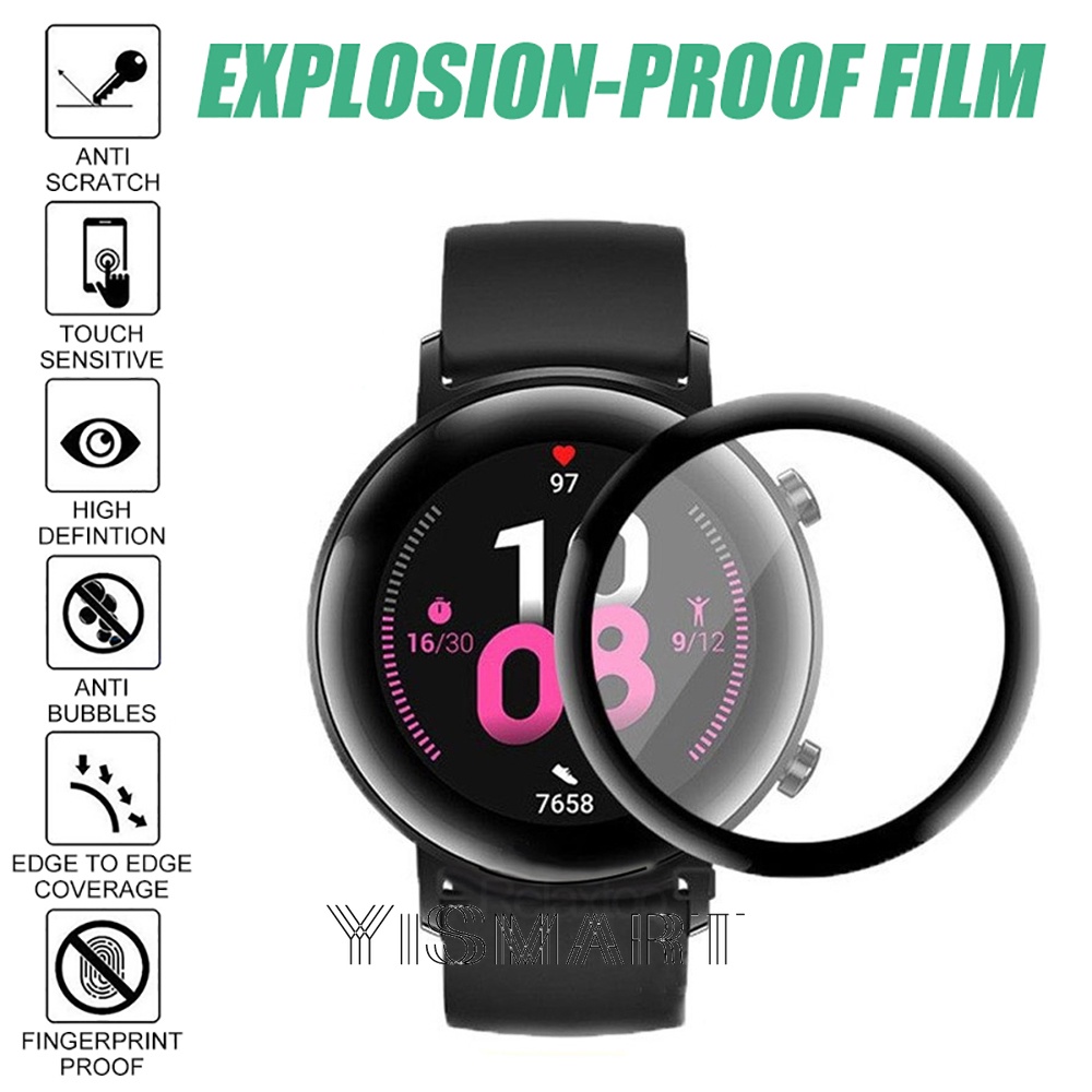 Miếng Dán Bảo Vệ Màn Hình Hình Tròn Gt2 5D Cho Huawei Watch GT 2 42MM