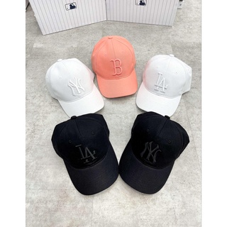 Nón kết lưỡi trai màu trắng/đen/hồng thêu logo n y/ l a dn.storevnxk