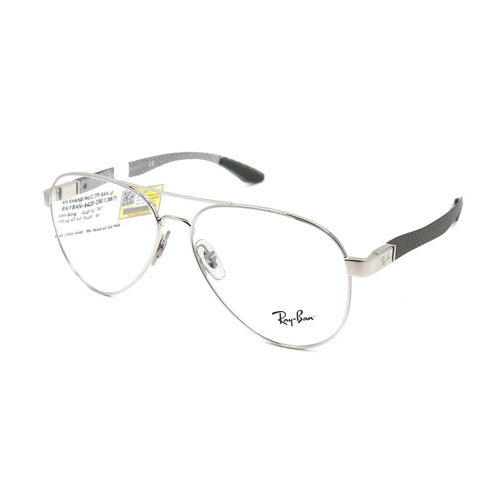 (Hàng chính hãng) Gọng kính nam nữ Rayban RB8420 (58it) màu sắc thời trang, thiết kế dễ đeo bảo vệ mắt