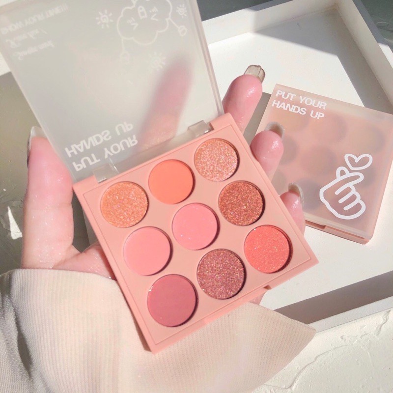 Bảng Mắt 9 Ô HUDAPRO Nhũ Lì Put Your Hands Up (A5) | BigBuy360 - bigbuy360.vn