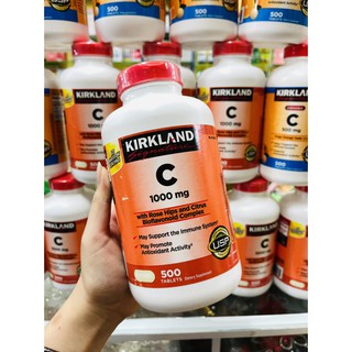 Bổ sung Vitamin C 1000mg Kirkland 500
