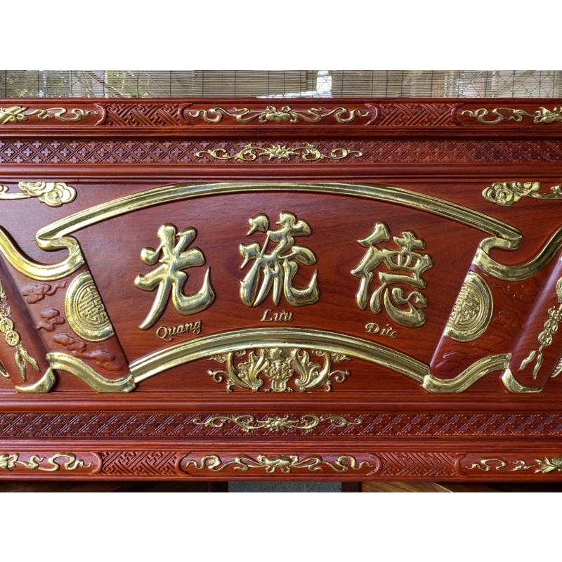 Hoành phi câu đối gỗ hương
