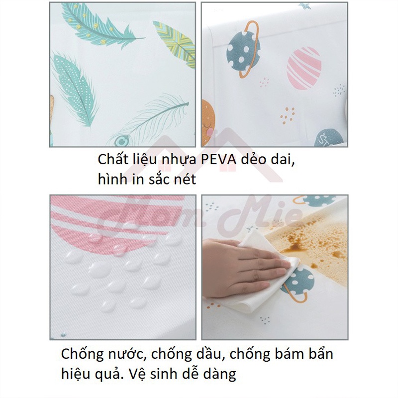 Tấm phủ tủ lạnh chống nước và bụi bẩn chất liệu PEVA cao cấp có ngăn chia để đồ BeeJoo