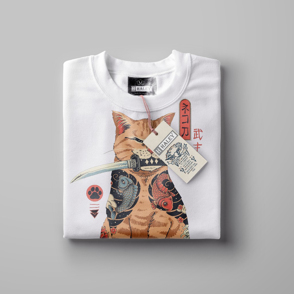 Áo Sweater Unisex Hình Mèo Art Vincentridad phong cách Hàn Quốc cá tính, Chất nỉ mã HD43 - Tặng vòng xinh | BigBuy360 - bigbuy360.vn