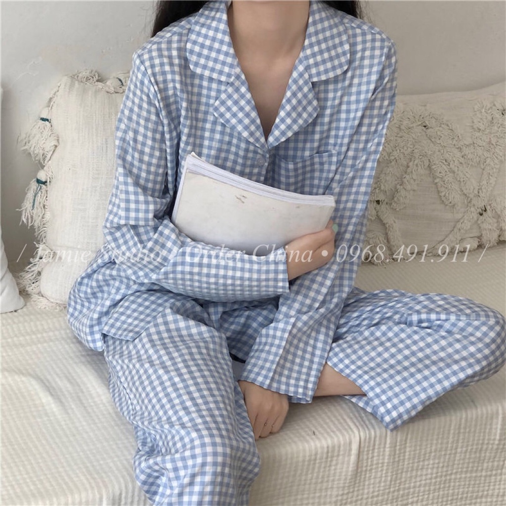 [HÀNG CHẤT] Bộ ngủ pijama dài tay cotton 100% hàng đẹp không bai xù mẫu mới nhất 2021 | BigBuy360 - bigbuy360.vn