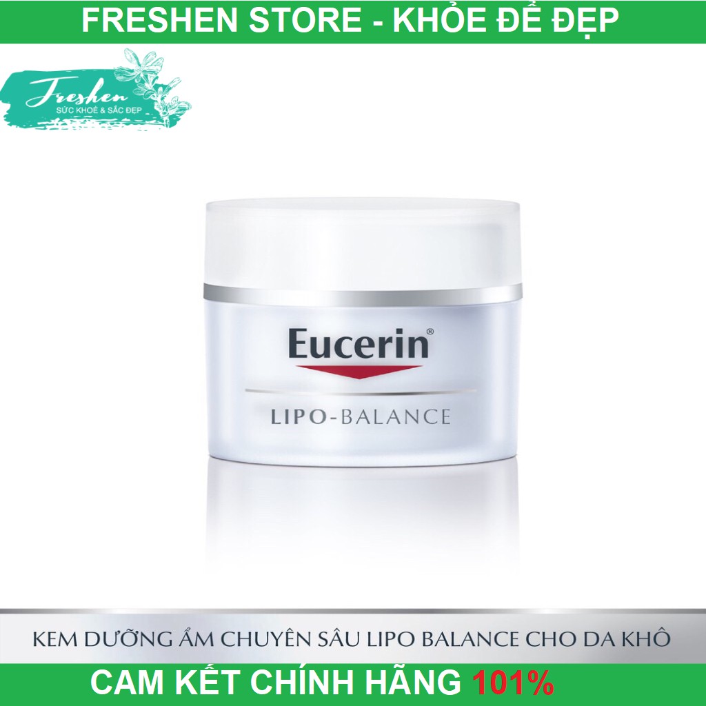 ✅ (CHÍNH HÃNG) Kem dưỡng ẩm cho da khô và nhạy cảm Eucerin Lipo Balance 50ml