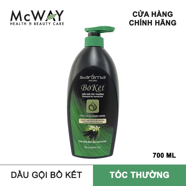 DẦU GỘI BỒ KẾT SAROMA - DÀNH CHO TÓC THƯỜNG 700ML