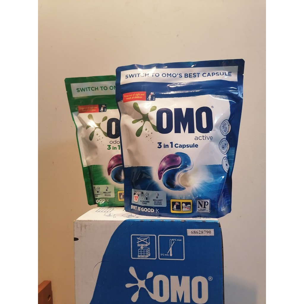 Túi viên giặt xả OMO tiện lợi (17 viên/túi)