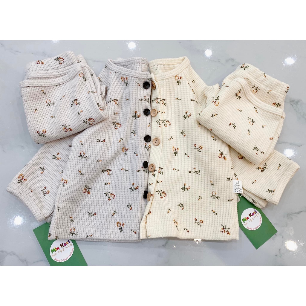 Bộ bé gái style Hàn hoa nhí