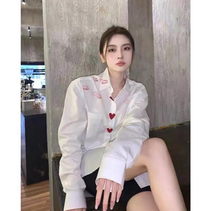 Áo sơ mi mỏng dáng rộng chống nắng thời trang mùa hè 2021 dành cho nữ | BigBuy360 - bigbuy360.vn