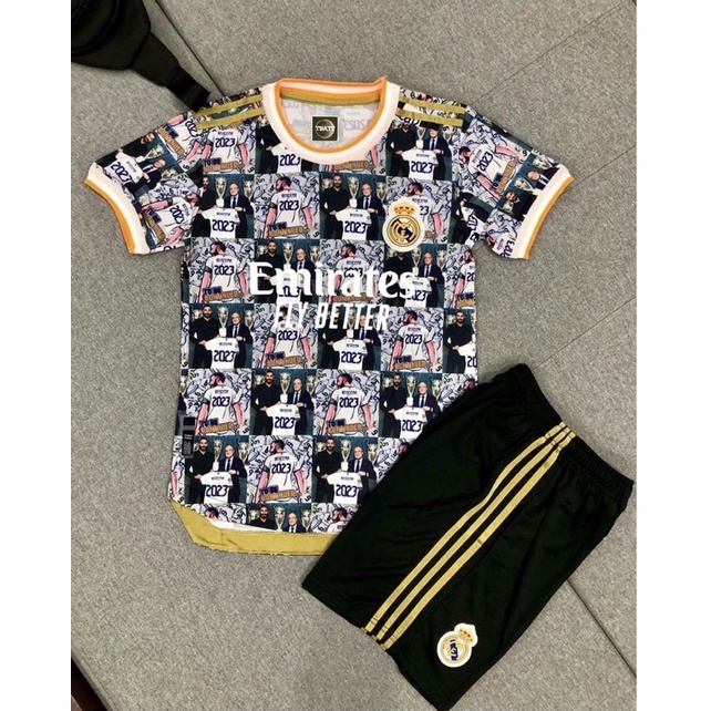 Sét Bộ Quần Áo Bóng Đá 2022-2023👉Các mẫu REALMADRID👉Chất vải mè thái