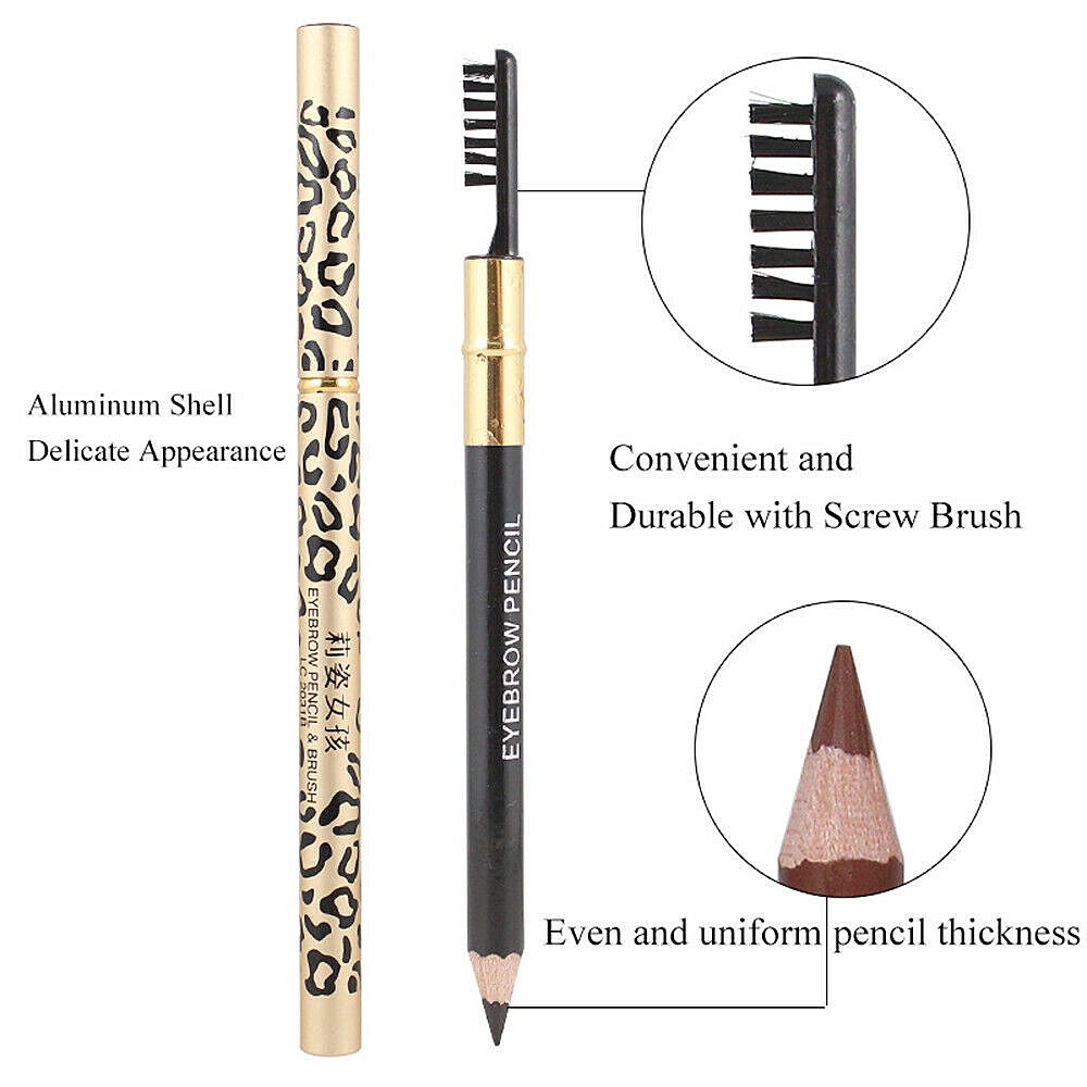 Chì kẻ mày chống thấm nước lâu trôi với đầu cọ chải thời trang cho nữ