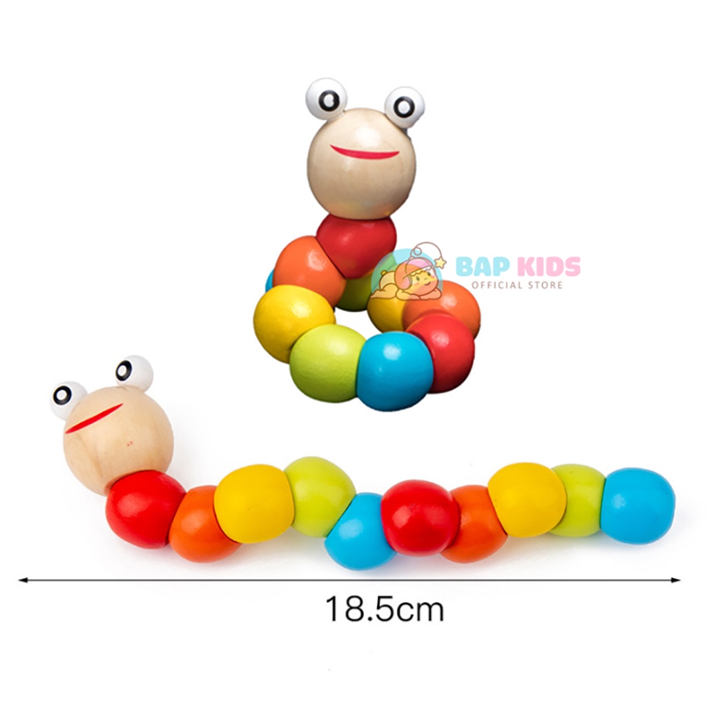 Combo đồ chơi gỗ montessori BAPKIDS bộ 8 món đồ chơi phát triển kỹ năng cơ bản cho bé