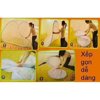 Mùng chụp tự bung đỉnh chóp Không đáy M6 (VIỆT NAM)