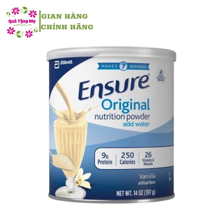 Sữa bột Ensure Original Nutrition Powder (397g) Mỹ