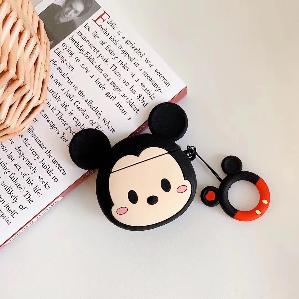 Hộp đựng tai nghe Airpods hình Minnie 3D cho Apple Airpods 1 AirPods 2 AirPod