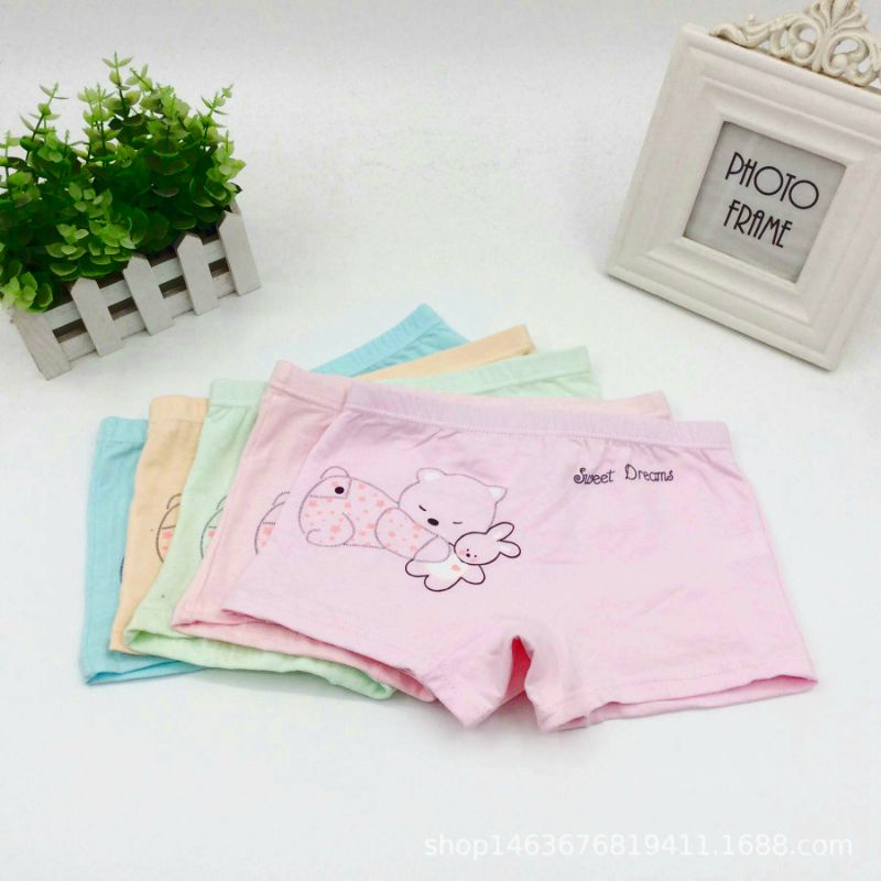 [Giá Sốc] Quần chíp cho bé, quần chíp đùi bé gái 100% cotton siêu mềm