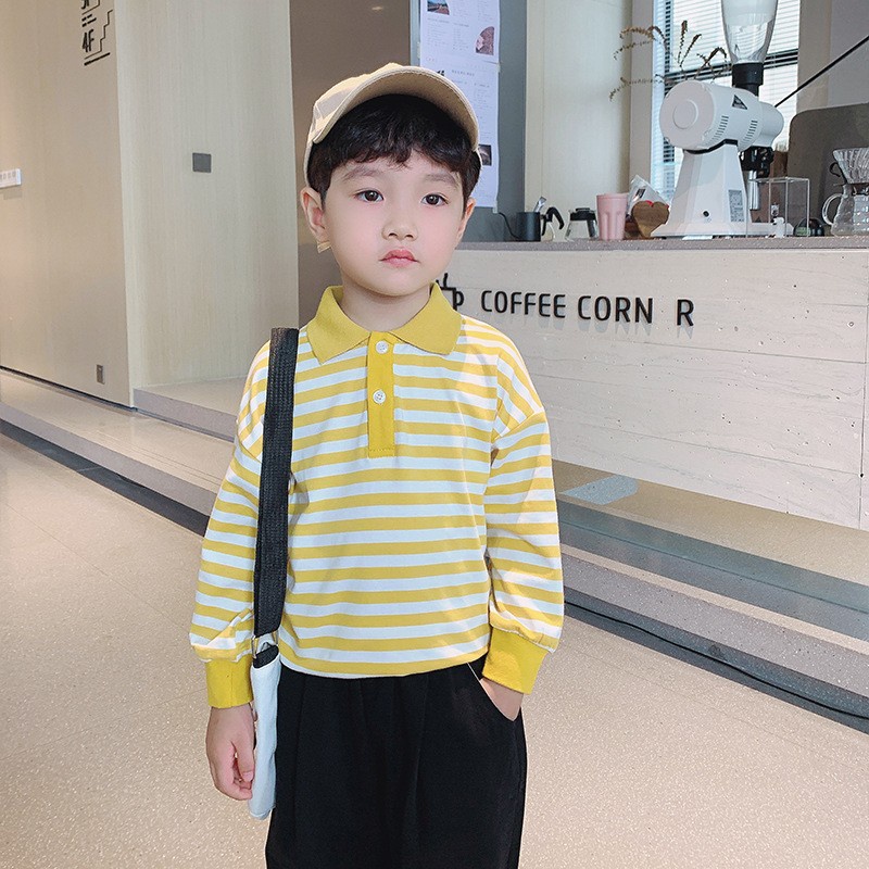 AT44 Size90-130 (9-27kg) Áo thun bé trai xiliba 100% cotton Thời trang trẻ Em hàng quảng châu