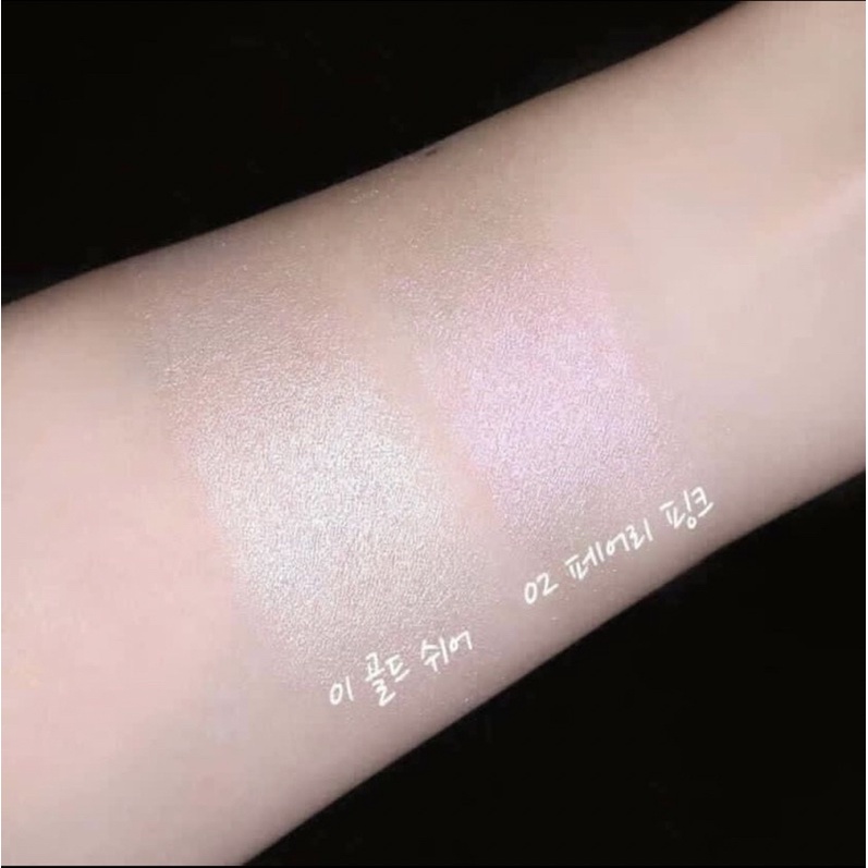 Có sẵn - Phấn bắt sáng Clio Prism Air Highlighter tone 01 Golden Sheer, 02 Fairy Pink