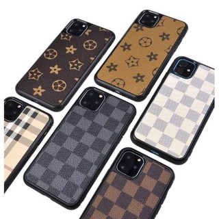 Ốp lưng da iphone 11, iphone 11 pro, iphone 11 pro max fashion burberry