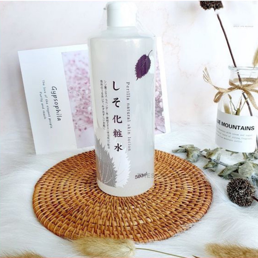 Toner nước hoa hồng Dokudami diếp cá tía tô Natural Skin Lotion Nhật Bản 500ml | BigBuy360 - bigbuy360.vn