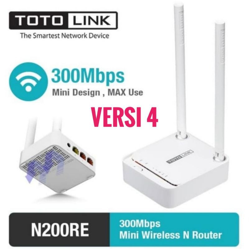 Thiết Bị Phát Wifi Không Dây Phiên Bản 4 Totolink N200Re 300mbps