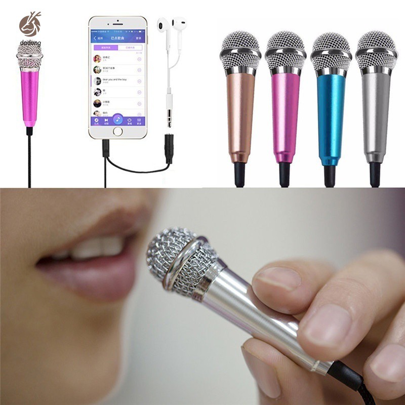 Mic hát Karaoke mini cho máy tính bảng iPhone Samsung Android