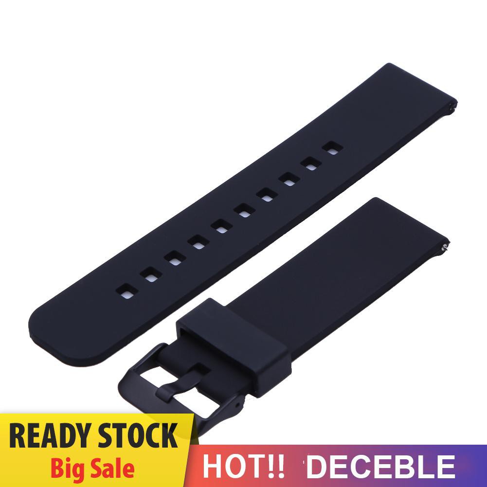 Deceble 22mm Sports Silicone Watch Bands Strap for Samsung Galaxy Gear S3 Classic S