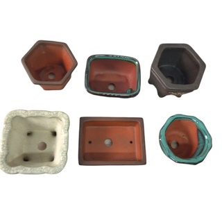 COMBO CHẬU MINI 6 CÁI ( có thể thay đổi màu và mẫu tuỳ đợt hàng )