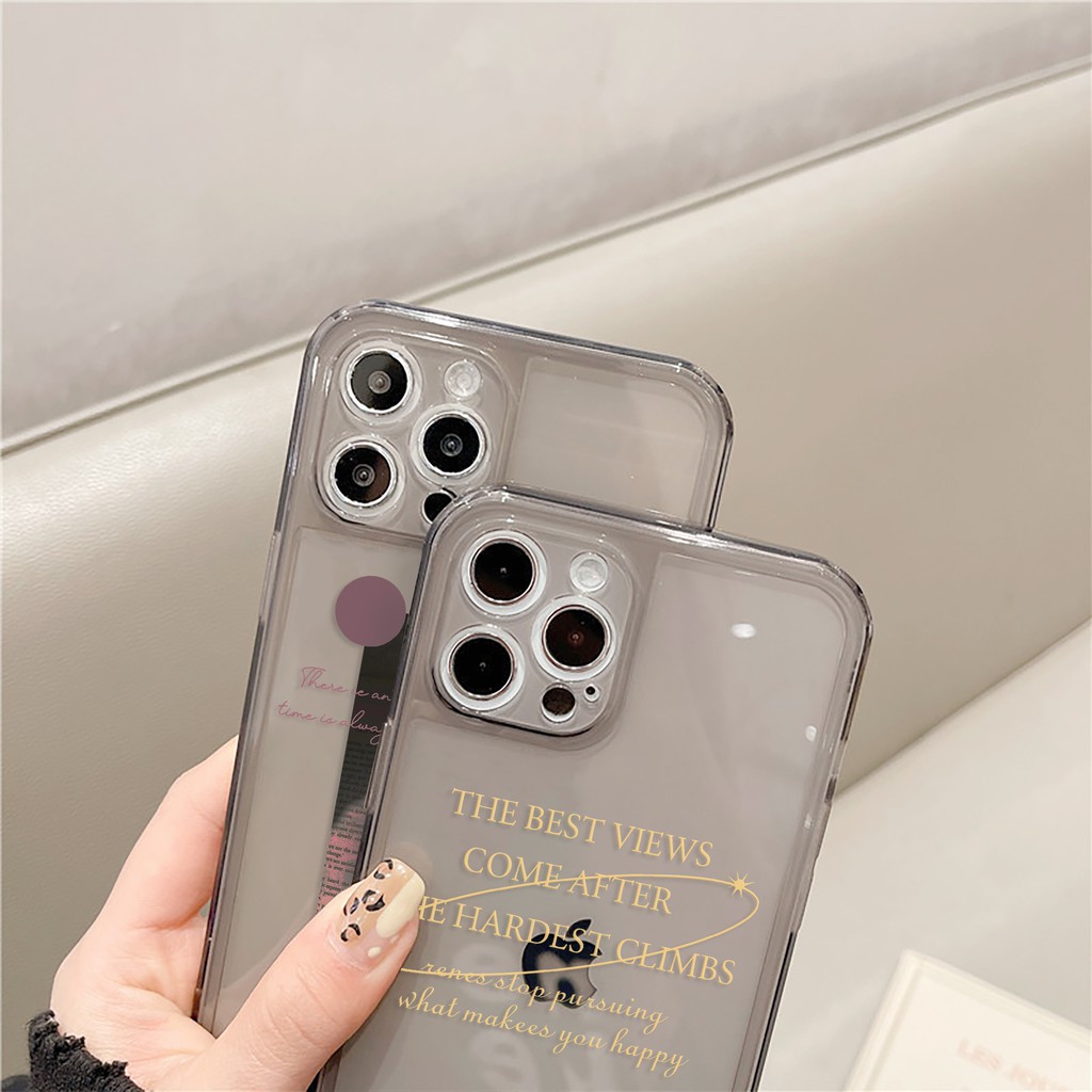Ốp lưng iphone Dark Rose trong cạnh vuông BVC 6/6plus/6s/6splus/7/7plus/8/8plus/x/xr/xs/11/12/13/pro/max/plus/promax | BigBuy360 - bigbuy360.vn