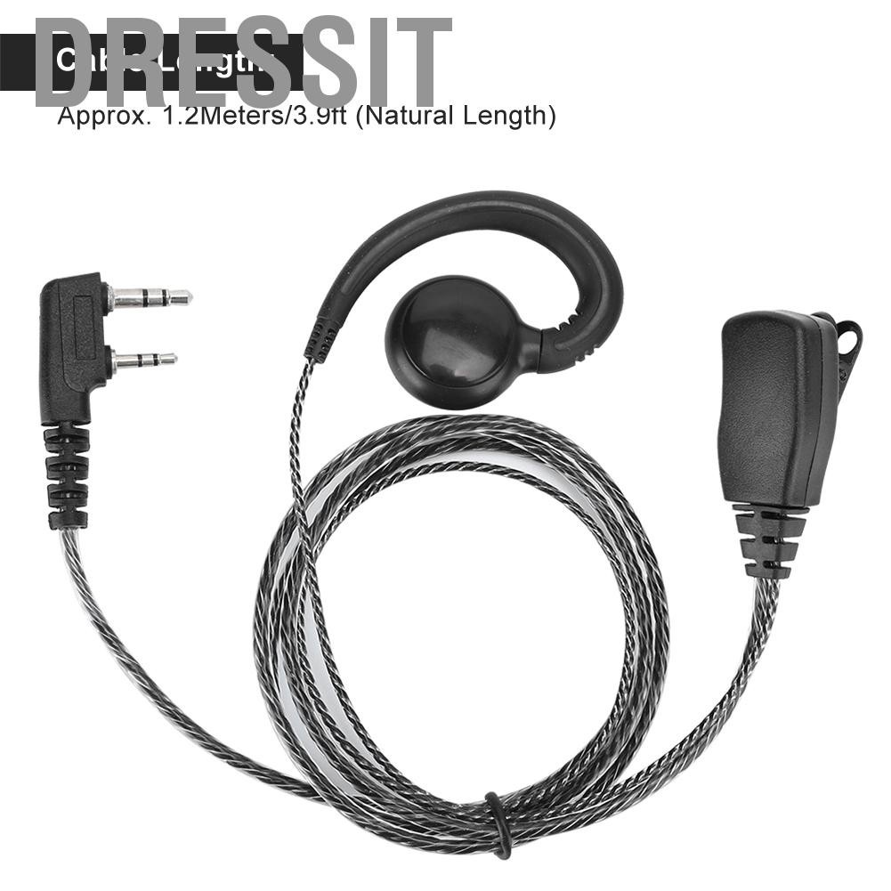 Dressit Two Way Headphone  Resistant To Tensile for Long Service Life Worn On The Right Ear