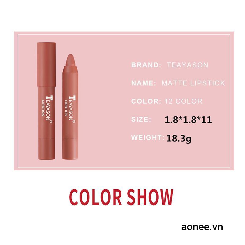 ✨✨Son Lì TEAYASON Lâu Trôi Chống Thấm Nước Không Dính Thành Cốc