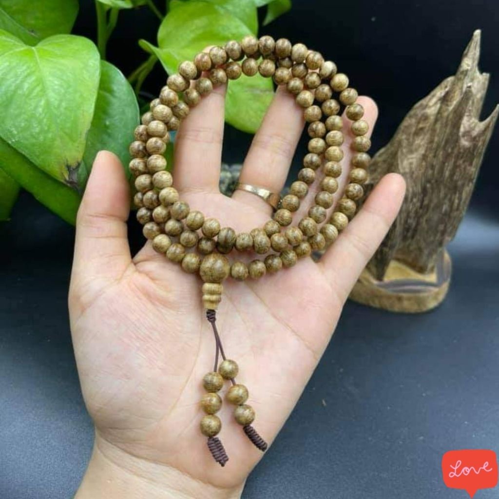 ❤️❤️Vòng tay 108 hạt " Trầm hương Indo tự nhiên" hương thơm vĩnh viễn ✅✅