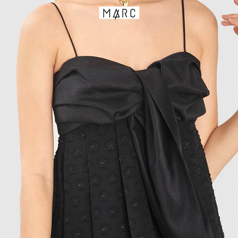 Đầm nữ MARC FASHION 2 dây babydoll phối vải nhấn nơ | BigBuy360 - bigbuy360.vn