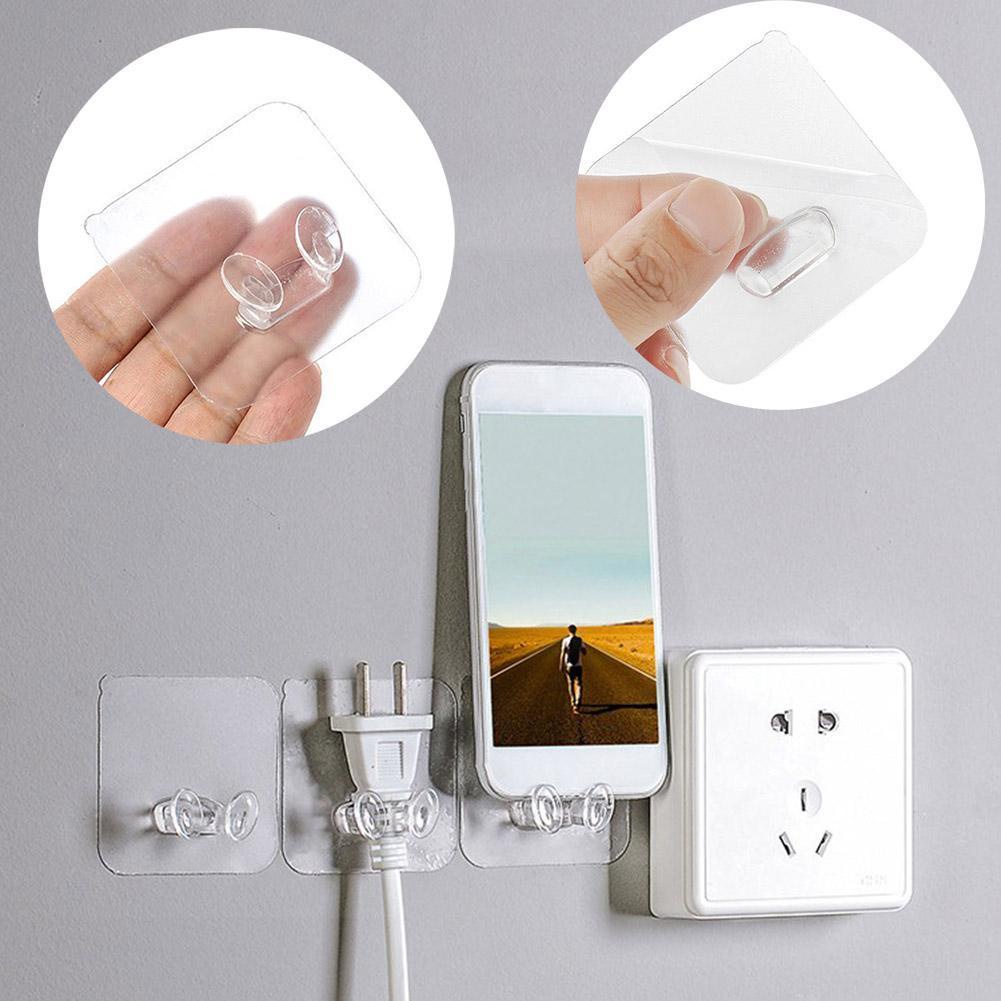 Giá Đỡ Phích Cắm Gắn Tường Trong Suốt B3P4