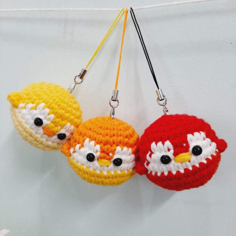 Móc khóa chim cánh cụt móc len mini 🐧 - Amigurumi penguin