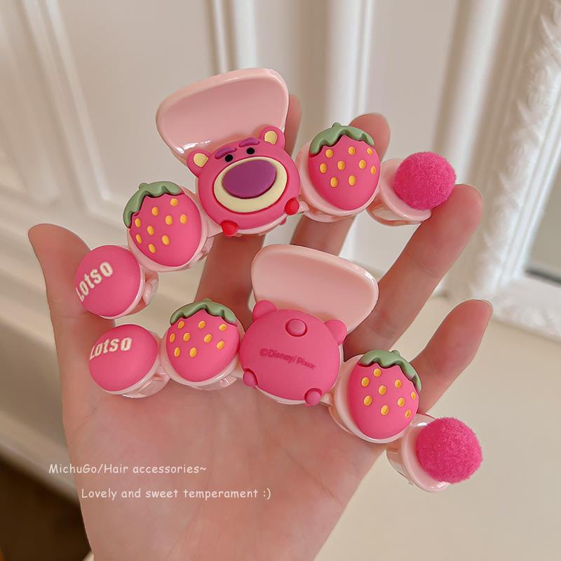 Kẹp Tóc Hình Gấu Hồng Dễ Thương Thời Trang 2022