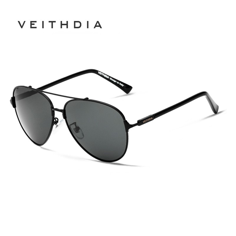 Phụ kiện thời trang VEITHDIA 3802 Nam Aviator Phong cách kính râm phân cực đầy màu sắc